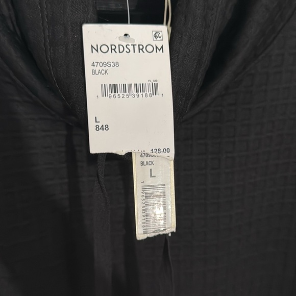 Max Studio Funnel Neck Waffle Knit Pullover - Picture 4 of 4